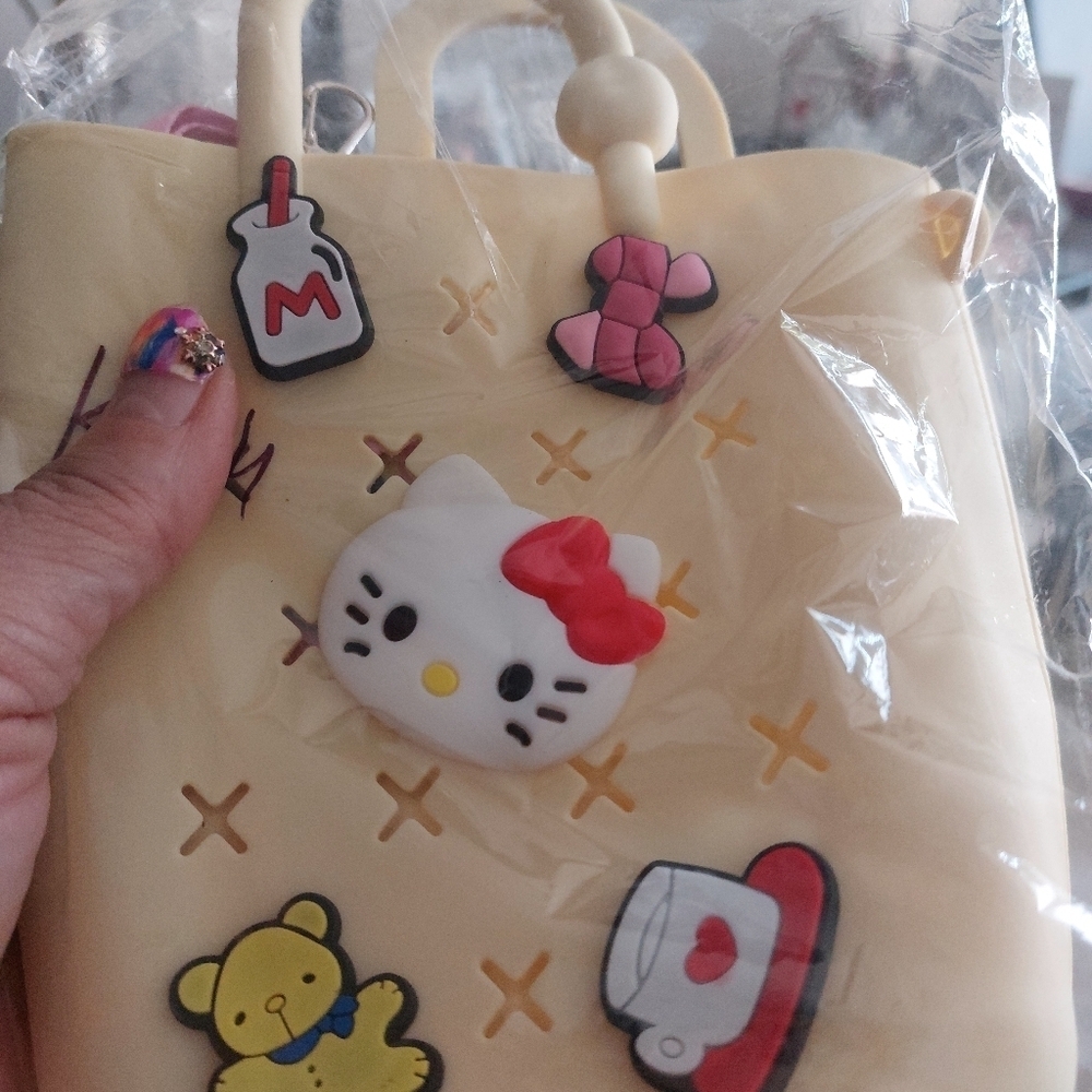 Mini EVA Hello Kitty Beach Bag With Strap - Picture 4 of 5